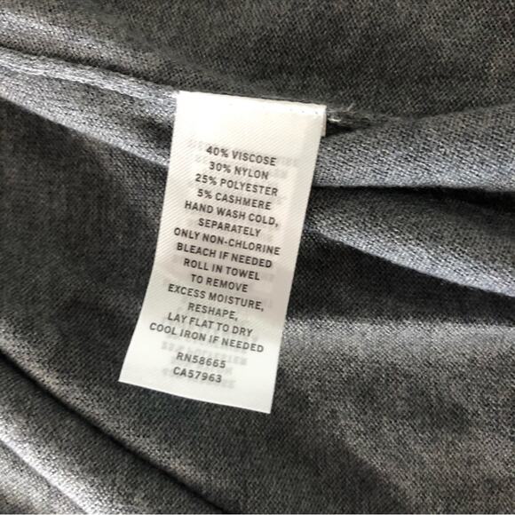 Halogen long open cardigan sweater gray - XS - Picture 10 of 11